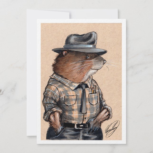 Animaux de Big Rock: E. Muskrat (Devant)