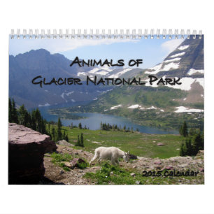Animaux de calendrier du parc national 2015 de