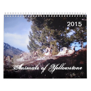 Animaux de calendrier imprimé par coutume de