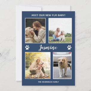 Animaux de compagnie Faire-part Nouveau fourrure b