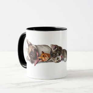 Animaux de famille Café Mugs