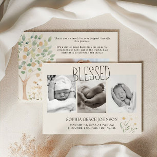 Animaux de ferme Meadow Friends Baby Faire-part