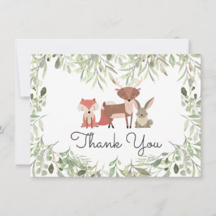 Animaux de la Forêt Bébé Merci