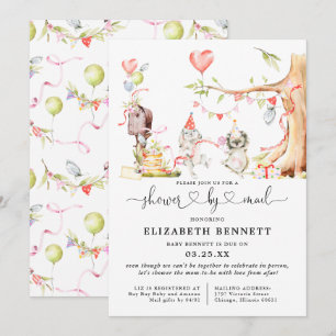 Animaux de la forêt printanière Baby Shower par co
