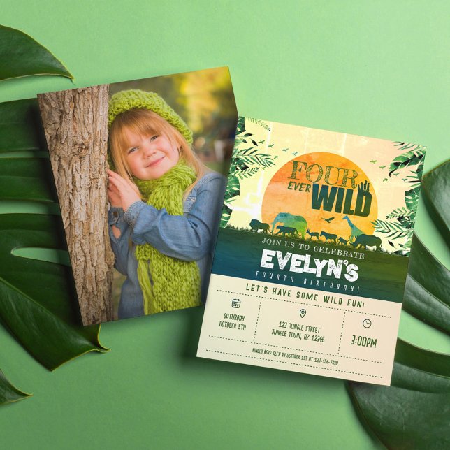 Animaux de la Jungle Quatre jamais sauvage photo A (Créateur téléchargé)