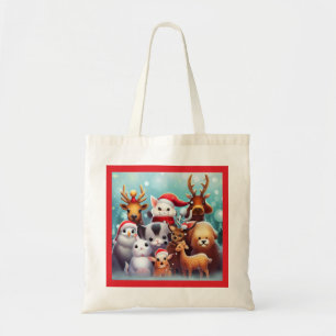 Animaux de Noël 2 Sacs fourre-tout