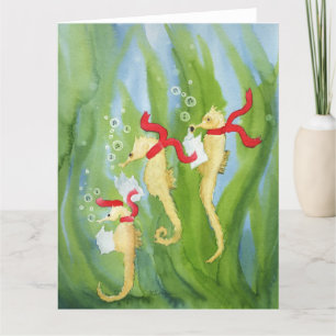 Animaux de vacances inhabituels : Carte Seahorse 8