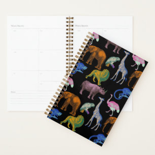 Animaux de Zoo Couleurs Vives Art Pop Amoureux des