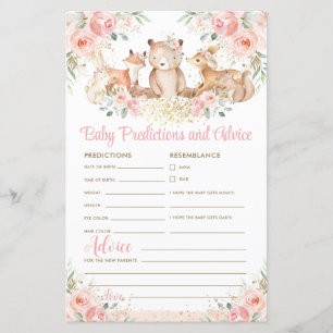 Animaux des bois Prédictions et conseils floraux p