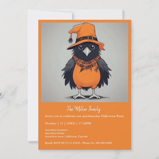 Animaux d'Halloween parlants déguisés (Devant)