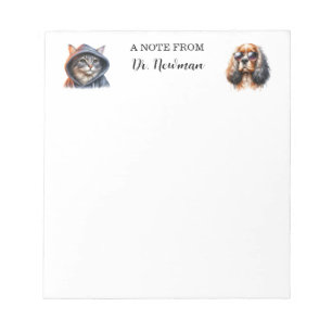 Animaux domestiques cool Bloc-notes vétérinaire pe