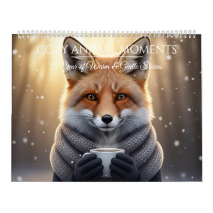 Animaux Douillets - Calendrier d'Art Mural
