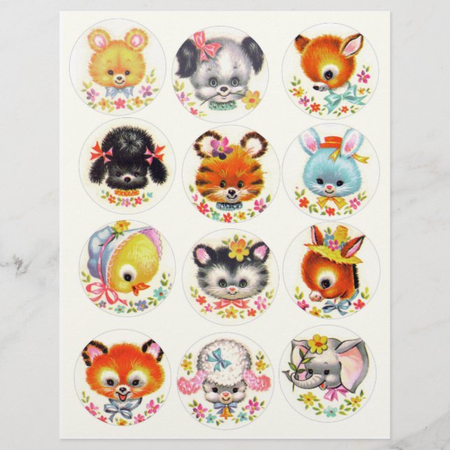 Animaux du milieu du siècle chéri à l'intérieur du (Devant)