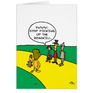 Animaux écrasés drôles dans l'once