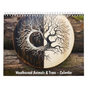 Animaux et arbres brûlés au feu – Calendrier 2027