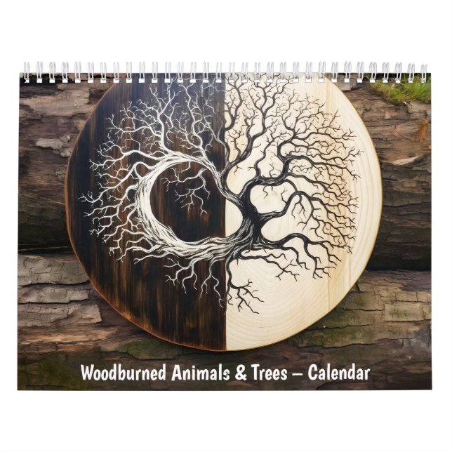 Animaux et arbres brûlés au feu – Calendrier 2027 (Protection)