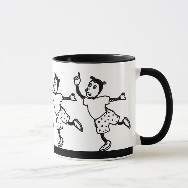 Animaux étranges dansant la tasse (Droite)