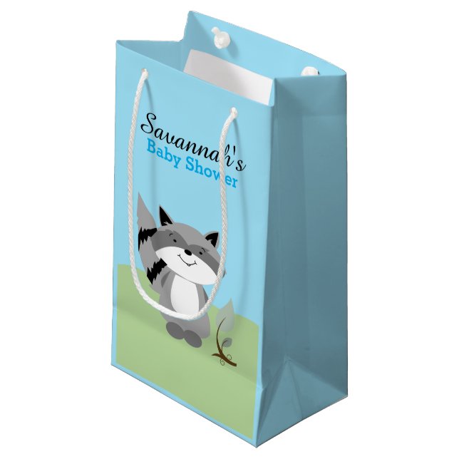 Animaux Fox de forêt et sac de cadeau de raton (Devant Angle)