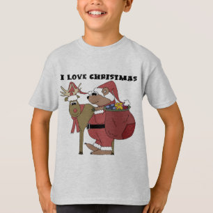 Animaux J'aime T-shirts et cadeaux de Noël