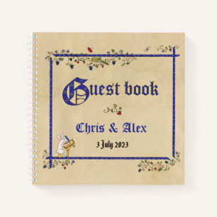 Animaux médiévaux Livre d'or mariage