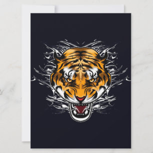 Animaux Mignon Tigre   Dans Baignoire Mur 