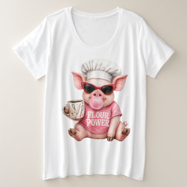 Animaux mignons et drôles de bubble gum (Design devant)