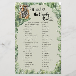 Animaux Safari Tropical Match The Candy Bar jeu