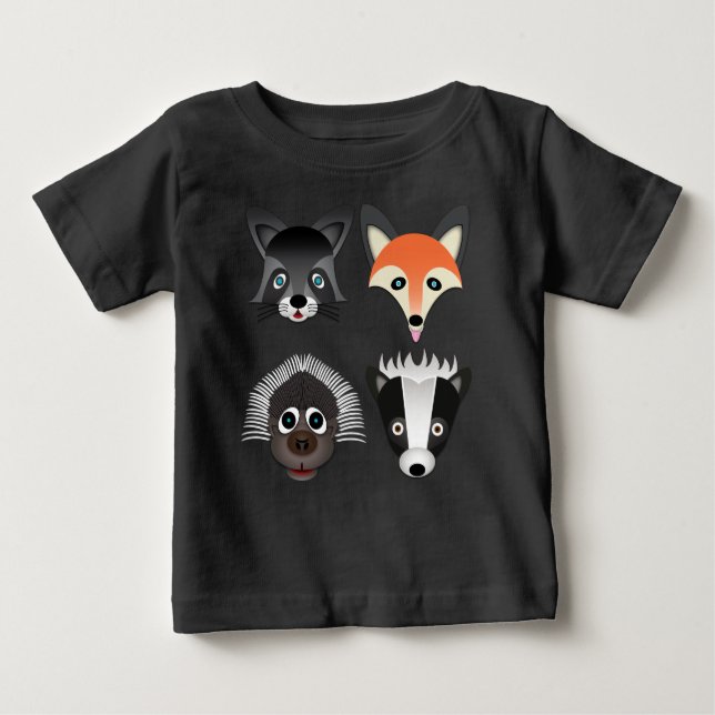 Animaux sauvages - T-shirt Baby Fine Jersey (Devant)