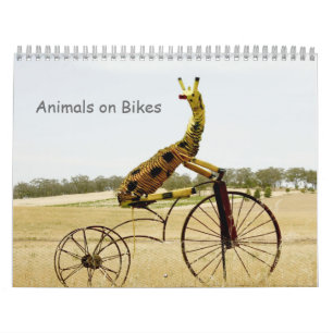 Animaux sur vélos Calendrier