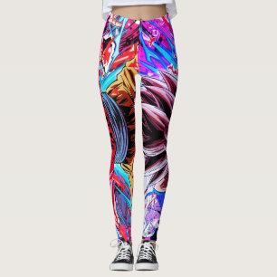 Anime Art Cartoon sur Legging Personnalisé