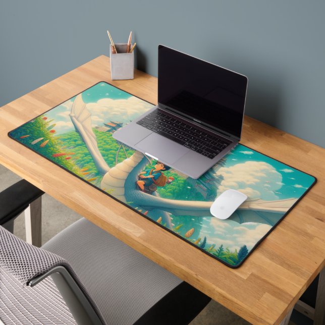 Anime Boy sur un dragon (Bureau 2)