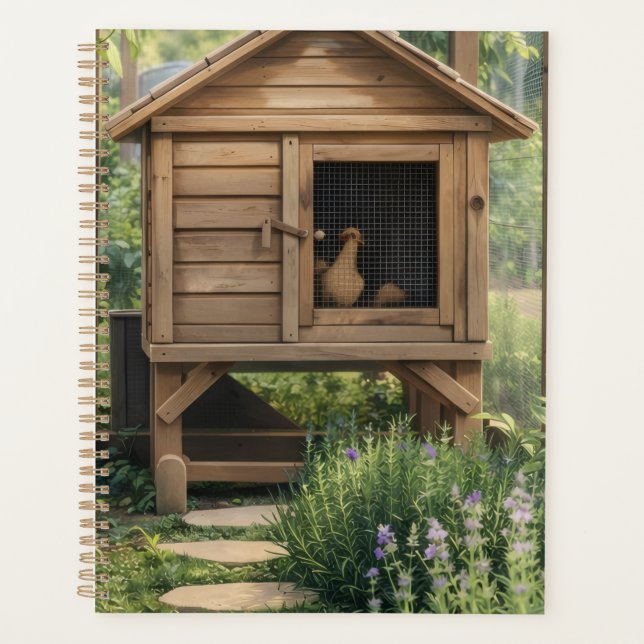 Anime Chickens in Chicken Coop Planner (Devant)