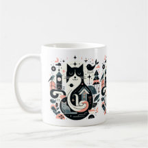 Anime drôle chat Mug