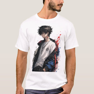 Anime Eyes "JE VOUS VOIS" T-Shirt Blanc | Original