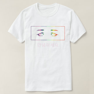 Anime Eyes Rainbow T-Shirt [Bonjour]