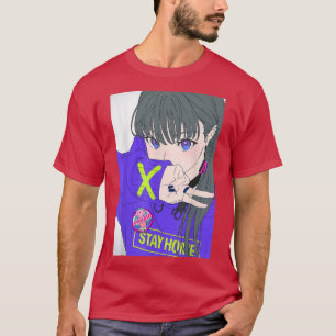 Anime Girl esthétique Waifu japonais Otaku T-Shirt