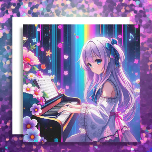 Anime Girl Jouer Piano