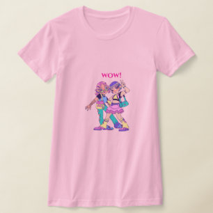 "Anime Girls 'Wow' T-Shirt - Bold & Eye-Catching O