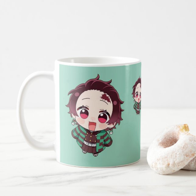 Anime Lovers Mug - Trendy Cute Anime Character (Avec donut)