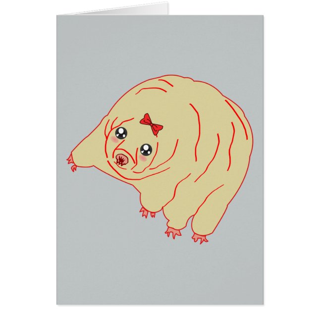 Anime mignon d'ours de l'eau Tardigrade (Devant)