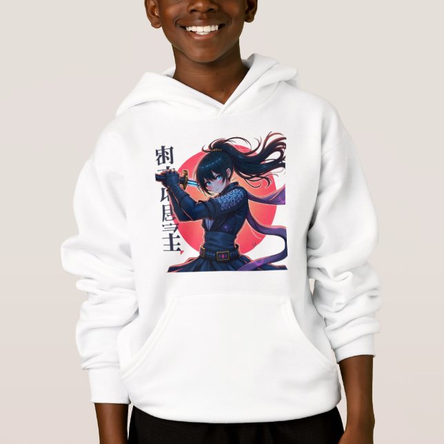 Anime Ninja Girl avec Katana - Epic Samurai Warrie (Devant)
