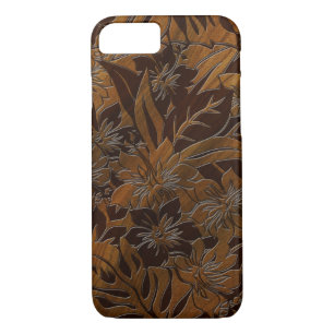 Anini Beach Faux Wood Hawaiian iPhone 7 coque