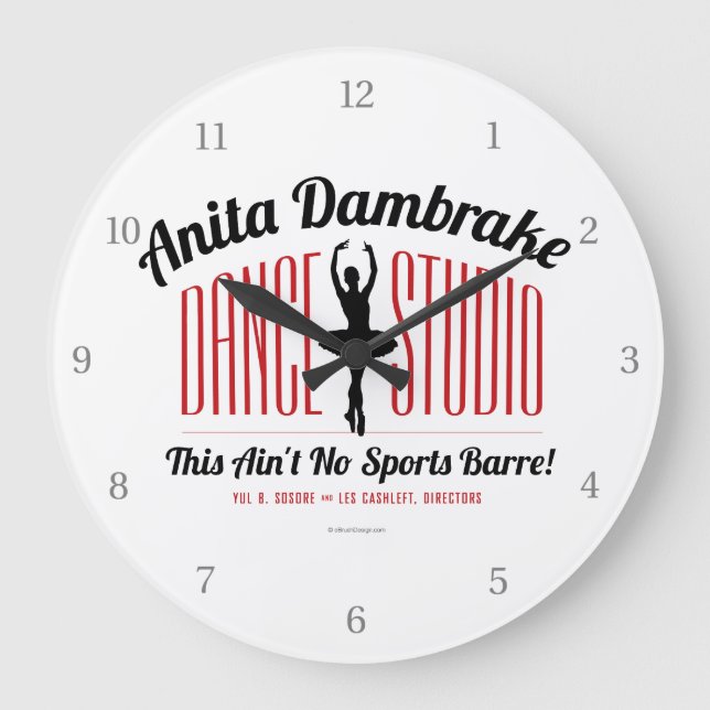 Anita Damfrein Dance Studio Grande horloge (Recto)