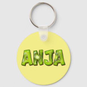 Anja Name Kiwi Design Porte-clés