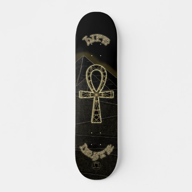 Ankh Life, Death Skateboard (Devant)