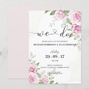 ANNA Faire-part de mariage / Nous le faisons, Aqua