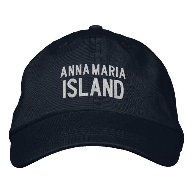 Anna Maria Island Florida Casquette de baseball br (Devant)