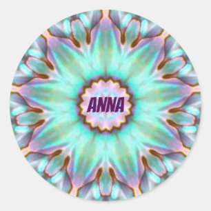 ANNA ~ Sticker Paua Shell personnalisé Fractal ~