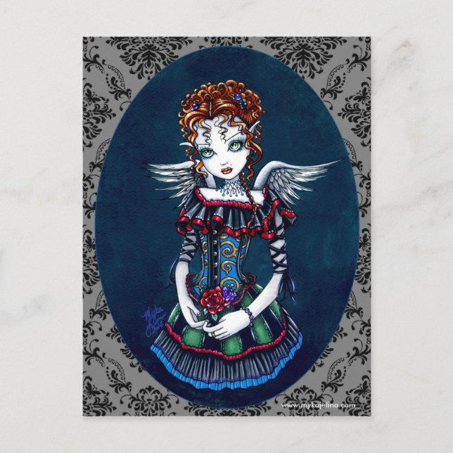 Annabelle Gothique Victorian Angel Carte postale (Devant)