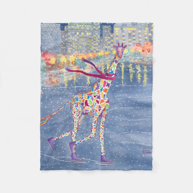 Annabelle sur la couverture d'ouatine de glace (Devant)